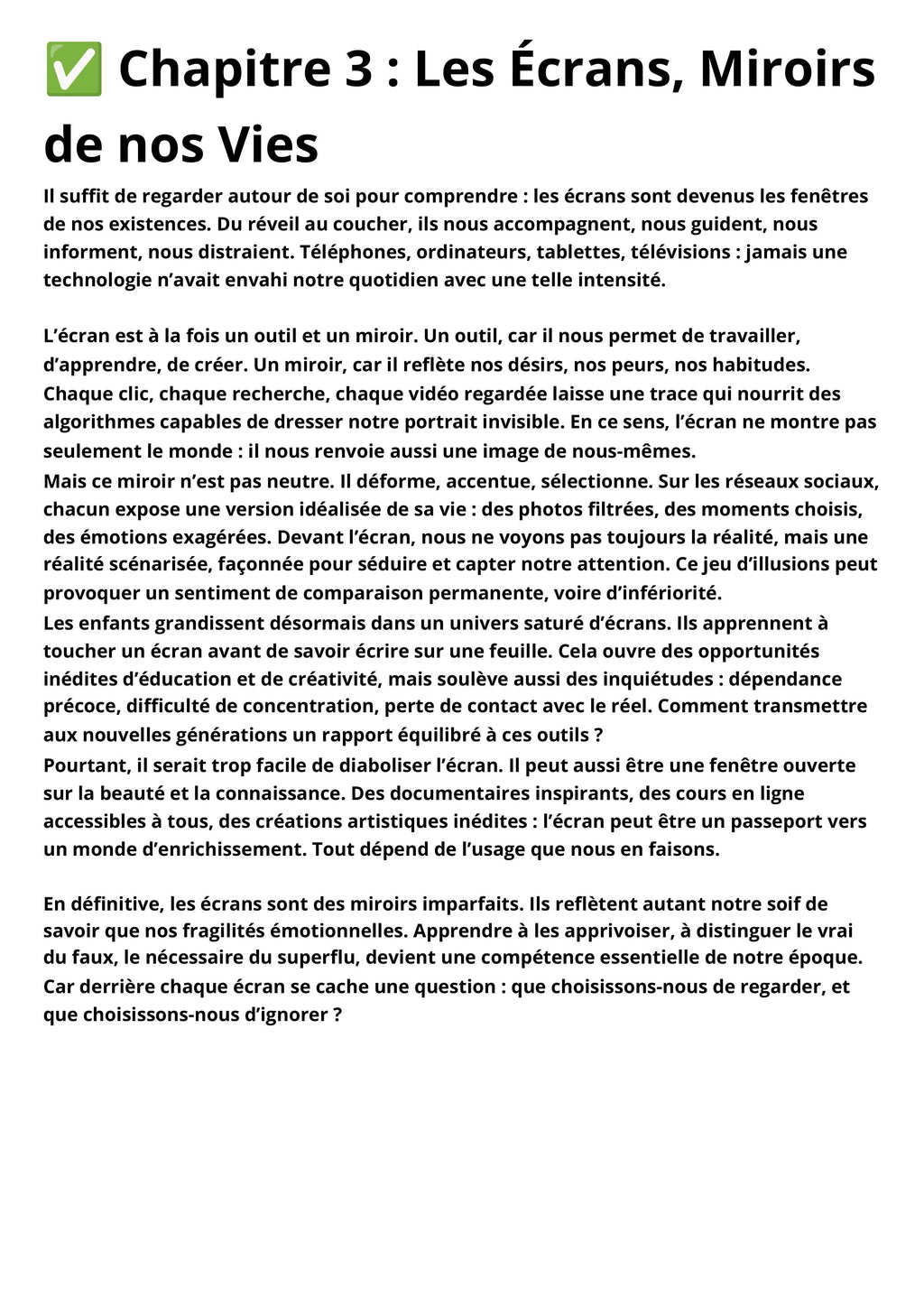 Quand la Technologie rencontre l’Ame