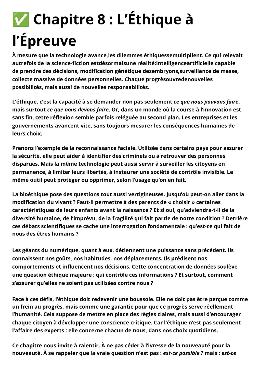 Quand la Technologie rencontre l’Ame