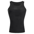 Herren Kompressions-Body Shaper Weste Nahtloses Abnehm-Tanktop Taillentrainer Bauchkontrolle Unterhemd Shapewear Gewichtsverlust Shirt