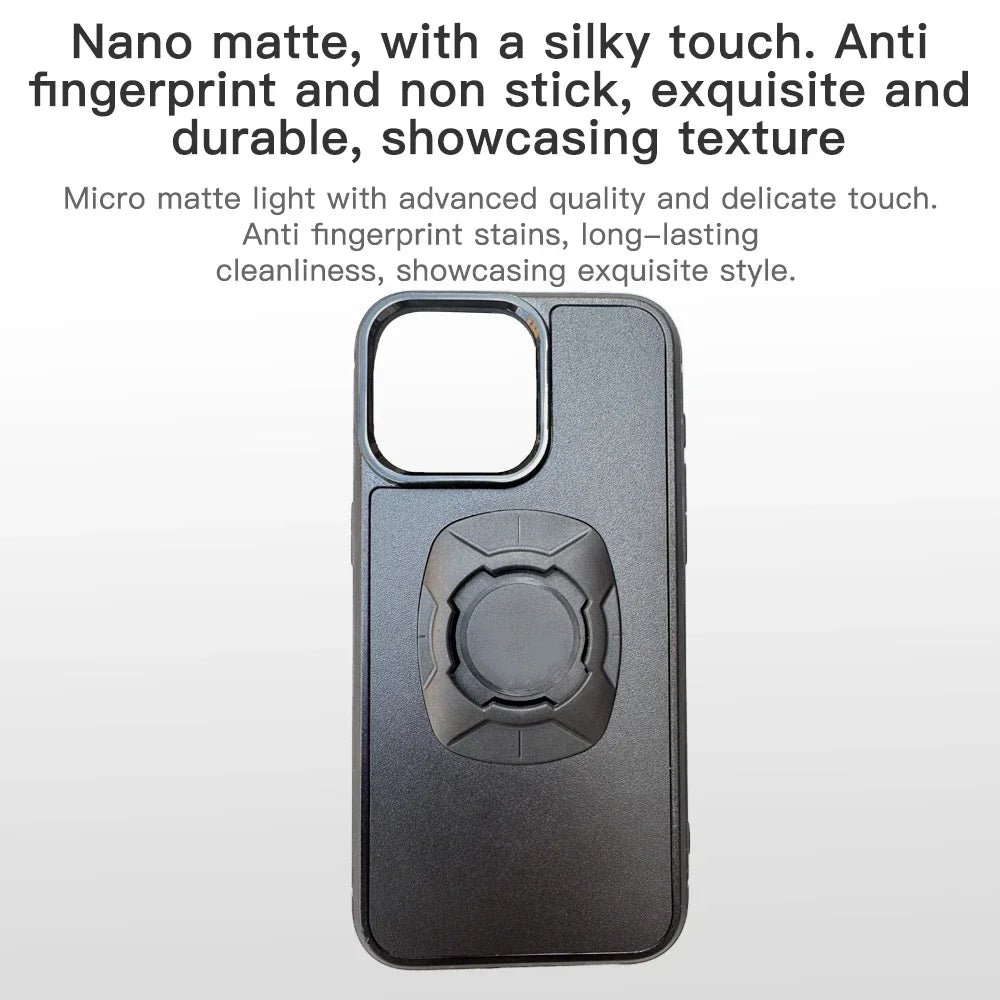 Twsit Lock Handyhülle Halterung Motorrad Fahrrad iPhone Hülle Quick Lock Passend für Quad System Telefonhalterung/Halterung 14 15 16 Pro Max