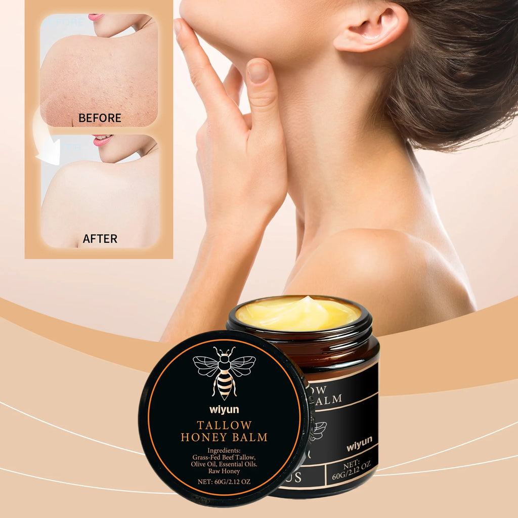 Talg Honig Creme Glow Feuchtigkeitsspendende Haut Verbessert die Elastizität Sanfte Aufhellung Verbessert fahle Haut Festigende Gesichts- und Körperfeuchtigkeitslotion