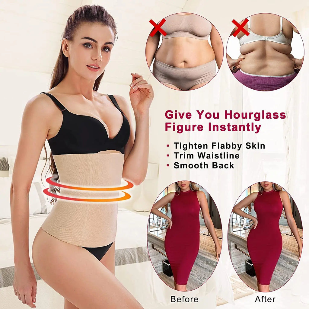 2-IN-1 Postpartale Bauch-Erholungsbänder, Body Shaper, Taillentrainer, Bauchstraffungsgürtel